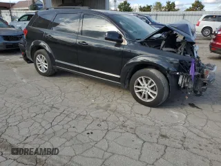 2018 Dodge Journey SXT with VIN 3C4PDCBG1JT252021, listed as a Copart auction lot 75823224 with 82,840 mi miles and Salvage title. Bid and sale history available at DreamBid. Image 4.