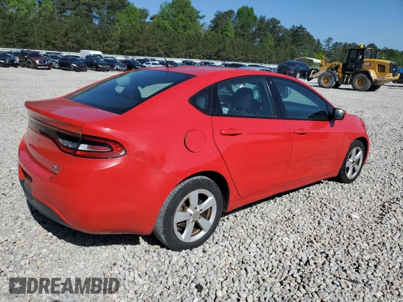 2016 Dodge Dart SXT with VIN 1C3CDFBA7GD660246, listed as a Copart auction lot 52804155 with 139,195 mi miles and Salvage Title. Bid and sale history available at carsss.com. Image 3.