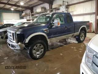 2008 Ford Super Duty F-250 SRW XL with VIN 1FTSX21RX8EA30201, listed as a Copart auction lot 42941965 with 169,353 mi miles and Salvage Title. Bid and sale history available at carsss.com. Image 1.