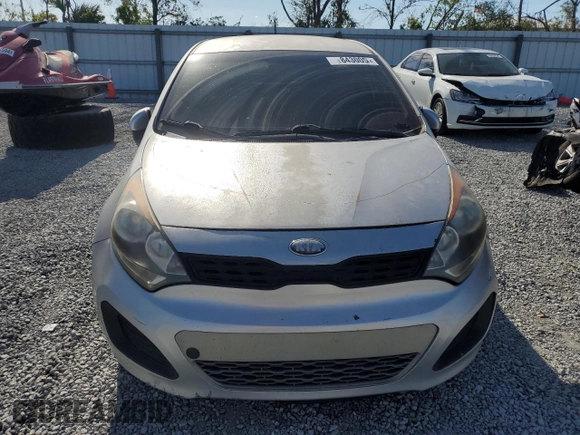 2014 Kia Rio LX with VIN KNADM5A30E6367851, listed as a Copart auction lot 84300514 with 181,083 mi miles and Clean Title. Bid and sale history available at carsss.com. Image 5.