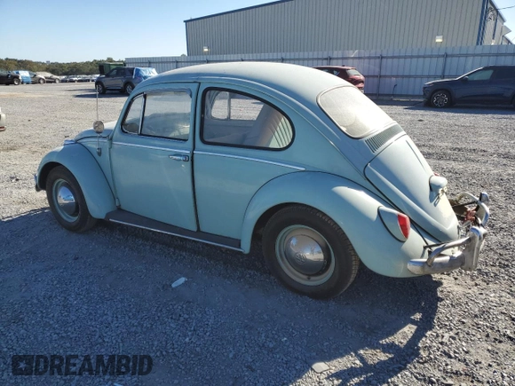 1965 Volkswagen Beetle with VIN 115481857, listed as a Copart auction lot 75403564 with 73,375 mi miles and Salvage Title. Bid and sale history available at DreamBid. Image 2.