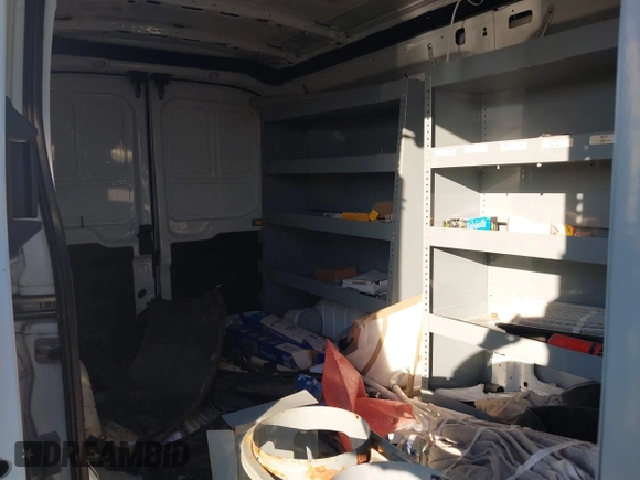 2019 Ford Transit with VIN 1FTYR2CM6KKA92080, listed as a IAAI auction lot 40863954 with 146,821 mi miles and . Bid and sale history available at DreamBid. Image 8.