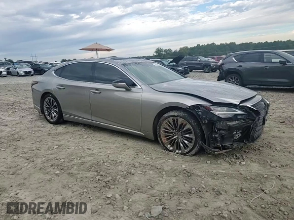2021 Lexus LS 500 with VIN JTHD51FF2M5014610, listed as a Copart auction lot 73633494 with 91,444 mi miles and Salvage title. Bid and sale history available at DreamBid. Image 10.
