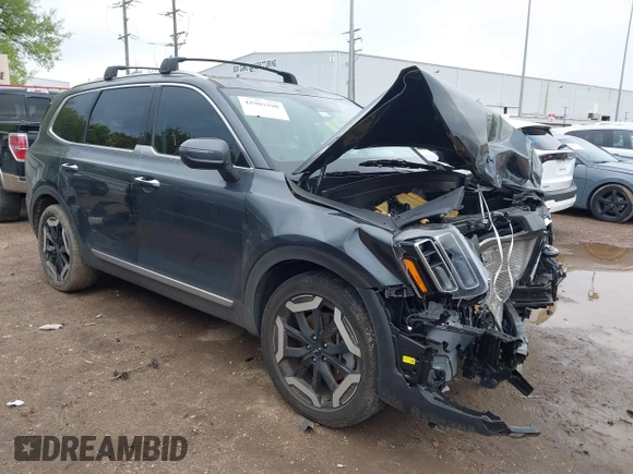 2023 Kia Telluride S with VIN 5XYP6DGC7PG339945, listed as a IAAI auction lot 41903398 with 25,072 mi miles and . Bid and sale history available at DreamBid. Image 1.