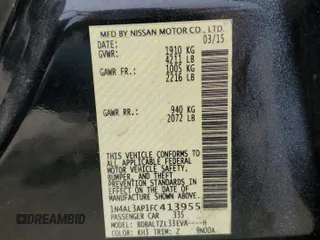 2015 Nissan Altima SL with VIN 1N4AL3AP1FC413955, listed as a Copart auction lot 58166355 with 147,368 mi miles and Salvage title. Bid and sale history available at DreamBid. Image 12.