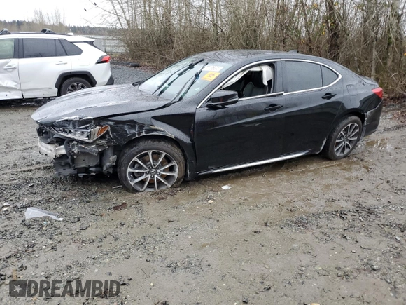 2018 Acura TLX w/Technology Pkg with VIN 19UUB2F58JA007690, listed as a Copart auction lot 87013584 with 136,048 mi miles and Salvage Title. Bid and sale history available at carsss.com. Image 1.