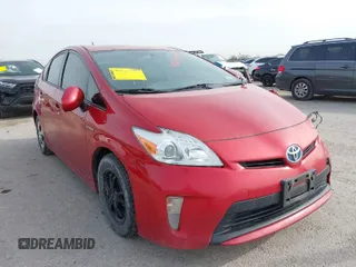 2012 Toyota Prius One with VIN JTDKN3DU7C5536475, listed as a IAAI auction lot 41737848 with 299,568 mi miles. Bid and sale history available at carsss.com. Image 1.