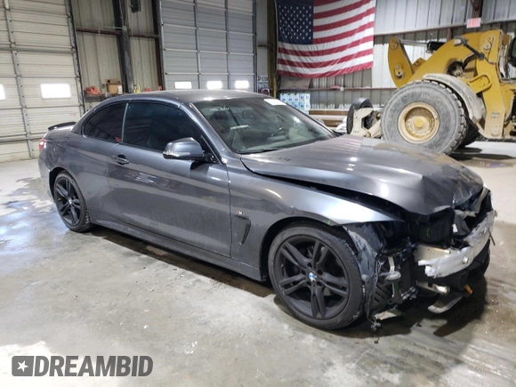 2015 BMW 4 Series 428i with VIN WBA3V7C51FP772986, listed as a Copart auction lot 41652745 with 66,279 mi miles and Salvage Title. Bid and sale history available at carsss.com. Image 4.