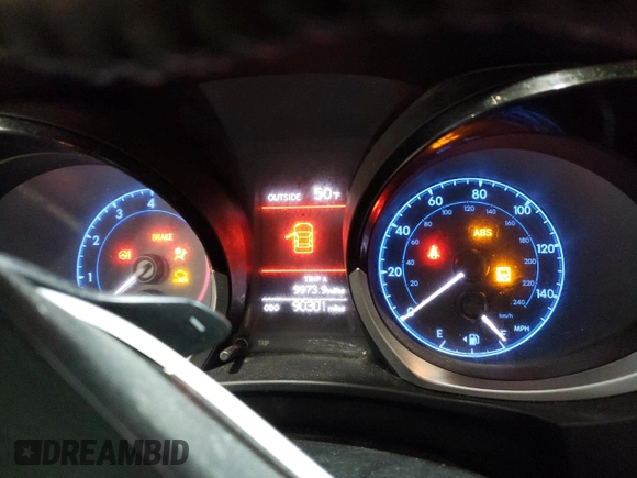 2016 Toyota Corolla L with VIN 5YFBURHE9GP540819, listed as a Copart auction lot 51009105 with 90,301 mi miles and Salvage Title. Bid and sale history available at DreamBid. Image 9.