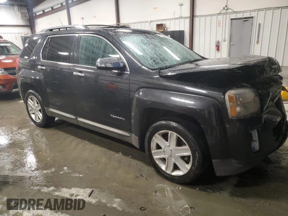 2011 GMC Terrain SLT-2 with VIN 2CTFLXE58B6238319, listed as a Copart auction lot 45166035 with 210,014 mi miles and Salvage Title. Bid and sale history available at carsss.com. Image 4.