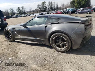 2017 Chevrolet Corvette Grand Sport 1LT with VIN 1G1YW2D79H5106328, listed as a Copart auction lot 49966725 with 26,413 mi miles and Salvage Title. Bid and sale history available at carsss.com. Image 2.