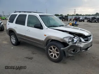 2003 Mazda Tribute LX with VIN 4F2CZ94123KM56293, listed as a Copart auction lot 65930574 with 175,150 mi miles and Salvage Title. Bid and sale history available at carsss.com. Image 4.