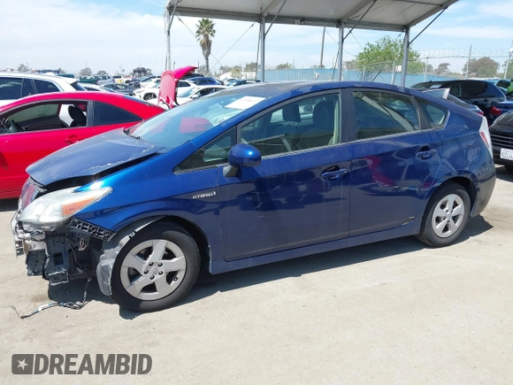 2011 Toyota Prius I with VIN JTDKN3DU5B5343613, listed as a IAAI auction lot 42008657 with 137,578 mi miles. Bid and sale history available at carsss.com. Image 15.