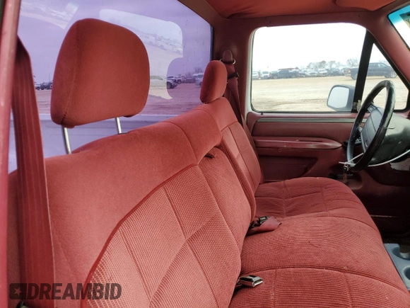1995 Ford F-150 with VIN 1FTEF15N8SLA95486, listed as a Copart auction lot 45359135 with 27,944 mi miles and Salvage Title. Bid and sale history available at carsss.com. Image 10.