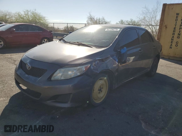 2009 Toyota Corolla with VIN JTDBL40E599082108, listed as a Copart auction lot 52726275 with 194,502 mi miles and Salvage Title. Bid and sale history available at carsss.com. Image 1.