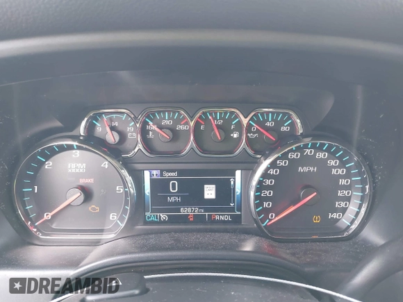 2018 Chevrolet Silverado 1500 LTZ with VIN 3GCUKSEC5JG316257, listed as a IAAI auction lot 39563628 with 62,872 mi miles. Bid and sale history available at carsss.com. Image 7.