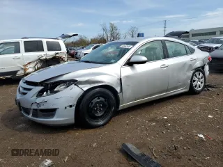 2009 Mazda 6 i Sport with VIN 1YVHP81A995M19897, listed as a Copart auction lot 54046385 with 219,021 mi miles and Salvage title. Bid and sale history available at DreamBid. Image 1.