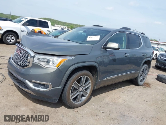 2017 GMC Acadia Denali with VIN 1GKKNPLS3HZ261585, listed as a IAAI auction lot 42057563 with 92,983 mi miles. Bid and sale history available at carsss.com. Image 2.