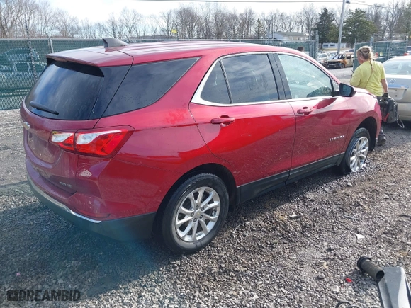 2020 Chevrolet Equinox LT with VIN 2GNAXTEV7L6223922, listed as a IAAI auction lot 41662463 with 58,148 mi miles. Bid and sale history available at carsss.com. Image 4.