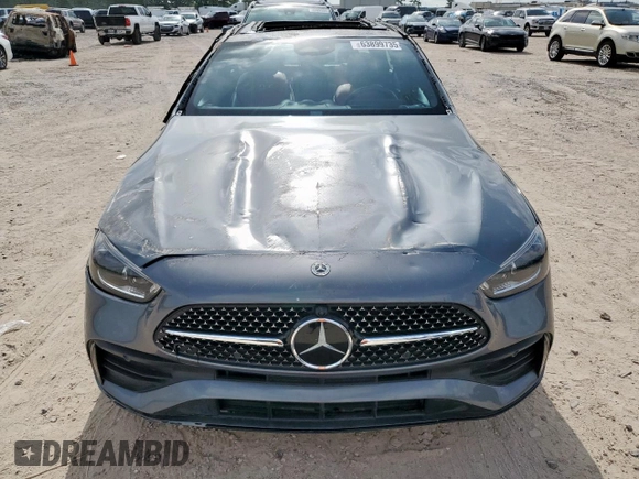 2024 Mercedes-Benz C 300 with VIN W1KAF4HB7RR178065, listed as a Copart auction lot 63899735 with 2,792 mi miles and Salvage title. Bid and sale history available at DreamBid. Image 5.