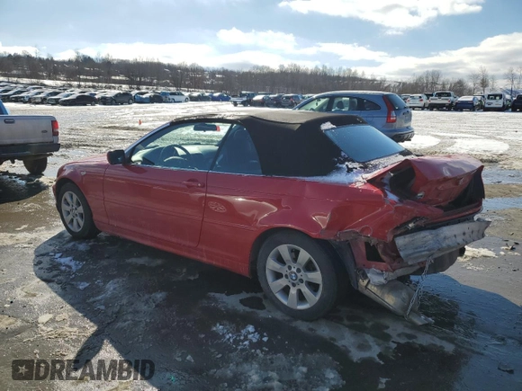 2006 BMW 3 Series 325Ci with VIN WBABW33466PG99531, listed as a Copart auction lot 44598935 with 127,505 mi miles and Salvage Title. Bid and sale history available at carsss.com. Image 2.