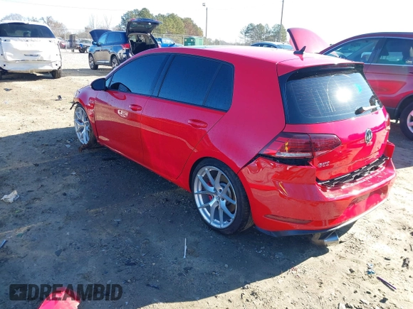 2020 Volkswagen Golf GTI S with VIN 3VW6T7AU1LM003208, listed as a IAAI auction lot 41207939 with 17,765 mi miles. Bid and sale history available at carsss.com. Image 3.