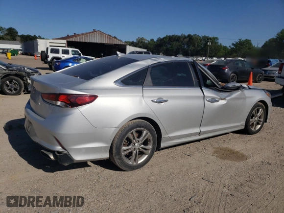 2019 Hyundai Sonata SEL with VIN 5NPE34AFXKH820017, listed as a Copart auction lot 51326955 with 141,345 mi miles and Salvage Title. Bid and sale history available at DreamBid. Image 3.