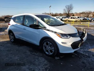 2018 Chevrolet Bolt EV LT with VIN 1G1FW6S02J4111709, listed as a Copart auction lot 87593035 with 37,125 mi miles and Salvage Title. Bid and sale history available at carsss.com. Image 4.