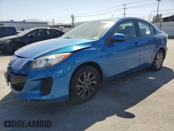 2012 Mazda 3 i Grand Touring with VIN JM1BL1W84C1527900, listed as a Copart auction lot 61499815 with 80,180 mi miles and Salvage title. Bid and sale history available at DreamBid. Image 1.
