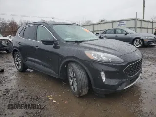 2020 Ford Escape Titanium Hybrid with VIN 1FMCU0DZ9LUA84807, listed as a Copart auction lot 85507594 with Not provided miles and Salvage title. Bid and sale history available at DreamBid. Image 4.