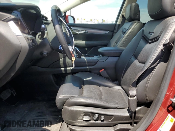 2017 Cadillac XT5 Luxury AWD with VIN 1GYKNDRS2HZ263419, listed as a Copart auction lot 63438215 with 62,982 mi miles and Salvage title. Bid and sale history available at DreamBid. Image 7.