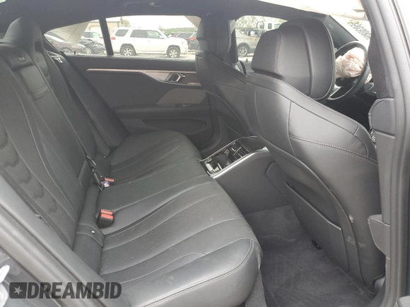 2021 BMW 8 Series M850i with VIN WBAGV8C04MCE93308, listed as a Copart auction lot 55030895 with 37,762 mi miles and Salvage title. Bid and sale history available at DreamBid. Image 10.