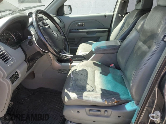 2005 Honda Pilot EX-L with VIN 5FNYF18525B038846, listed as a Copart auction lot 52600515 with 199,683 mi miles and Salvage Title. Bid and sale history available at carsss.com. Image 7.