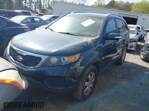 2011 Kia Sorento LX with VIN 5XYKT4A22BG123397, listed as a IAAI auction lot 41890456 with 173,669 mi miles. Bid and sale history available at carsss.com. Image 17.