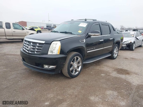 2008 Cadillac Escalade EXT with VIN 3GYFK62818G298487, listed as a IAAI auction lot 41549144 with 114985 miles. Bid and sale history available at carsss.com. Image 2.