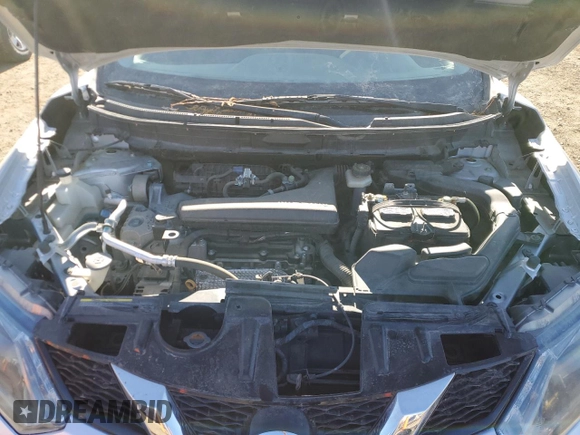 2016 Nissan Rogue SV with VIN KNMAT2MV4GP701543, listed as a Copart auction lot 52184365 with 159,065 mi miles and Salvage Title. Bid and sale history available at carsss.com. Image 12.