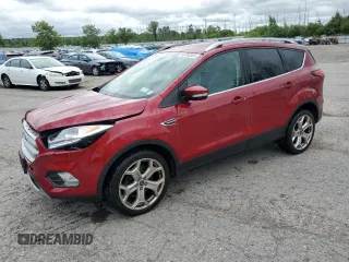 2019 Ford Escape Titanium с VIN 1FMCU9J97KUA39646, выставлен на аукционе Copart как лот 64784505 с пробегом 75 119 миль миль и Списание • Salvage title. История ставок и продаж доступна на DreamBid. Изображение 1.