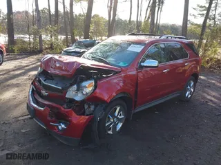 2013 Chevrolet Equinox LTZ with VIN 2GNALFEK0D6346773, listed as a IAAI auction lot 41844599 with 86,844 mi miles. Bid and sale history available at carsss.com. Image 2.