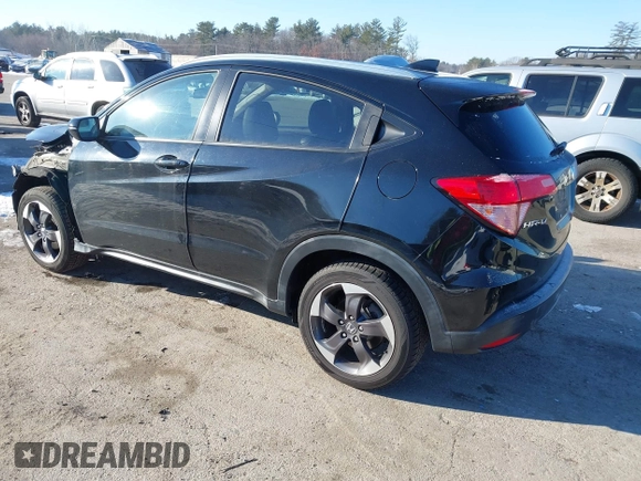 2018 Honda HR-V EX-L Navi with VIN 3CZRU5H76JM709888, listed as a IAAI auction lot 41307991 with 92,994 mi miles. Bid and sale history available at carsss.com. Image 3.