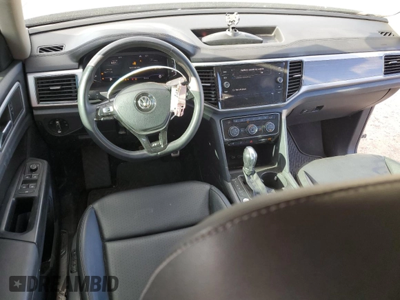 2019 Volkswagen Atlas SEL R-Line with VIN 1V2RR2CA9KC550679, listed as a Copart auction lot 50596155 with 85,482 mi miles and Salvage title. Bid and sale history available at DreamBid. Image 8.