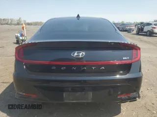 2021 Hyundai Sonata SEL Plus with VIN 5NPEJ4J28MH079484, listed as a Copart auction lot 52587065 with 77,717 mi miles and Salvage Title. Bid and sale history available at DreamBid. Image 6.