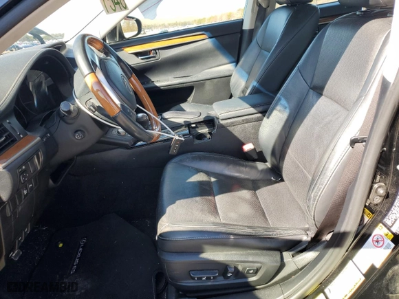 2013 Lexus ES 300h Hybrid with VIN JTHBW1GG1D2037535, listed as a Copart auction lot 49517565 with 0 mi miles and Salvage Title. Bid and sale history available at carsss.com. Image 7.