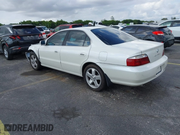 2003 Acura TL Type S with VIN 19UUA56853A081036, listed as a IAAI auction lot 41487293 with 83,137 mi miles. Bid and sale history available at carsss.com. Image 3.