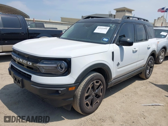 2022 Ford Bronco Sport Outer Banks with VIN 3FMCR9C6XNRE27616, listed as a IAAI auction lot 42321950 with 29,313 mi miles and . Bid and sale history available at DreamBid. Image 17.