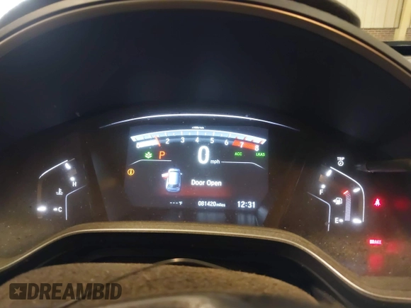 2019 Honda CR-V EX with VIN 5J6RW1H56KA004718, listed as a IAAI auction lot 41106300 with 81,420 mi miles. Bid and sale history available at carsss.com. Image 7.