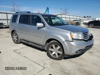 2015 Honda Pilot Touring with VIN 5FNYF4H95FB043741, listed as a Copart auction lot 47420765 with 161,102 mi miles and Salvage Title. Bid and sale history available at carsss.com. Image 4.