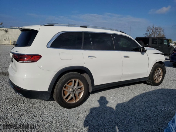 2020 Mercedes-Benz GLS with VIN 4JGFF5KE6LA073897, listed as a Copart auction lot 43541835 with 36,586 mi miles and Salvage Title. Bid and sale history available at carsss.com. Image 3.