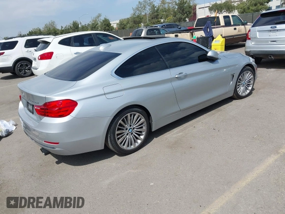 2015 BMW 4 Series 435i with VIN WBA3R1C54FK195482, listed as a IAAI auction lot 42029507 with 78,583 mi miles and . Bid and sale history available at DreamBid. Image 4.