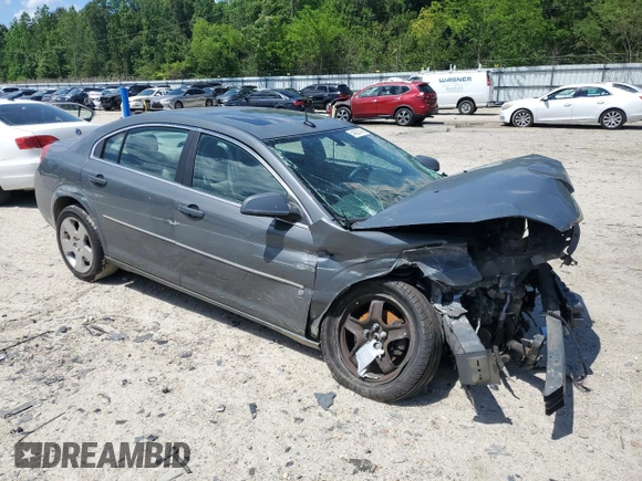 2007 Saturn Aura XE with VIN 1G8ZS57NX7F299403, listed as a Copart auction lot 54828345 with 132,838 mi miles and Salvage Title. Bid and sale history available at DreamBid. Image 4.