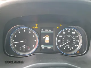 2021 Hyundai Kona Ultimate with VIN KM8K53A55MU652337, listed as a Copart auction lot 83466344 with 53,393 mi miles and Salvage Title. Bid and sale history available at carsss.com. Image 9.
